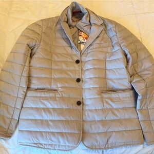 Robert Graham Light Gray Jacket with Red Accents